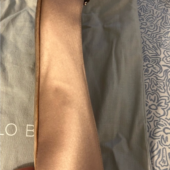 Manolo Blahnik Women's Hangisi Flats Blush Sz 9.5 (42 1/2) - Picture 5 of 11